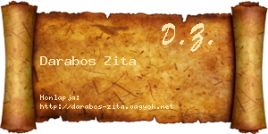 Darabos Zita névjegykártya